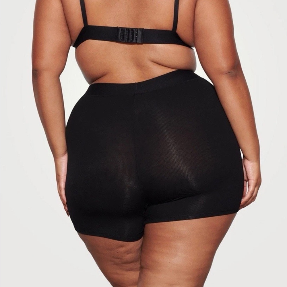 SKIMS Soft Lounge Ribbed Boxer SIZE XL ONYX BLACK